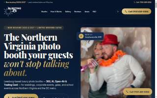360 Booth & Photo Booth Rental | Bursting With Joy, LLC website