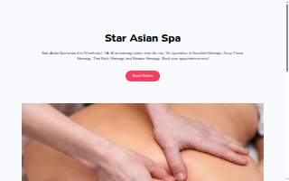 Asian Massage website