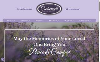 Cartwright Funeral Home website