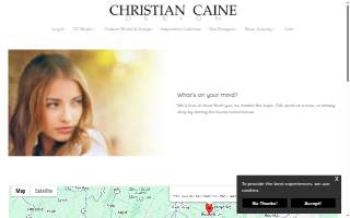 Christian Caine Design website