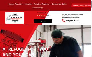 Cody's Auto LLC website