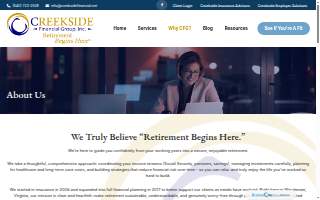 Creekside Financial Group, Inc website