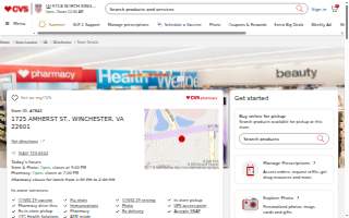 CVS Pharmacy website