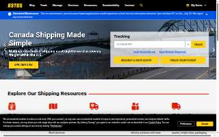 Estes Express Lines website