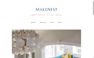 MakeNest Interiors website