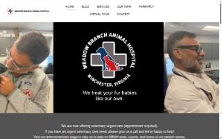 Meadow Branch Animal Hospital website