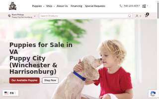 Puppy City website