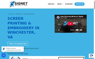 Signet Marketing website