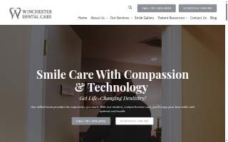 Winchester Dental Care website