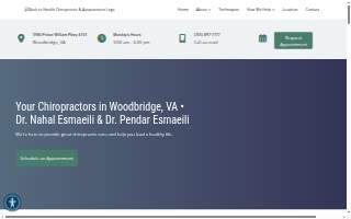 Back to Health Chiropractic & Acupuncture website