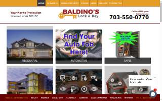 Baldino's Lock & Key, Manassas of Manassas Park website