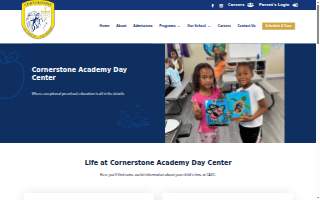 Cornerstone Academy Day Center website