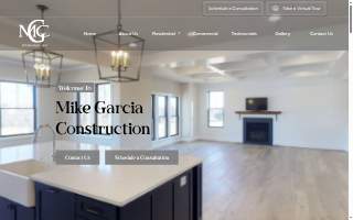 Mike Garcia Construction website