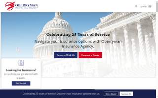 Oberryman Insurance Agency of Woodbridge website