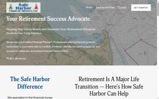 Safe Harbor Financial Advisors, LLC website