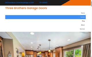 Three Brothers Garage Doors of Woodbridge website