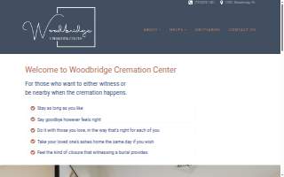 Woodbridge Cremation Center website