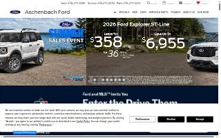 Aschenbach Ford website