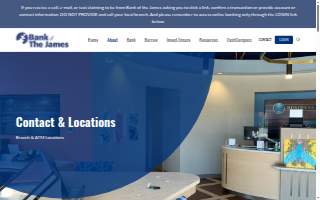 Bank of The James-Wytheville website