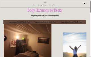 Body Harmony by Becky LLC website