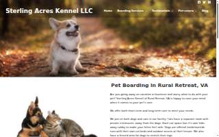Sterling Acres Kennel LLC website