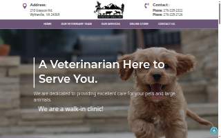 Wythe County Animal Clinic website