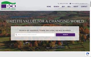BCK Real Estate website