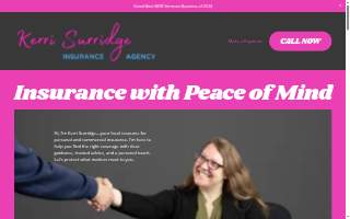 Kerri Surridge Insurance Agency website