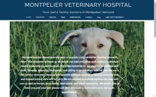 Montpelier Veterinary Hospital of Barre website