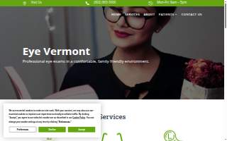 Eye Vermont website
