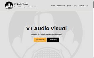 VT Audio Visual of Burlington website