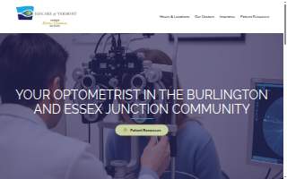 Eyecare of Vermont website