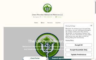 Green Mountain Behavioral Medicine LLC of Colchester website