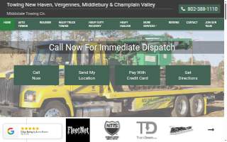 MiddState Towing Co website