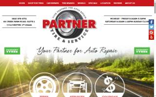 Partner Tire & Service website