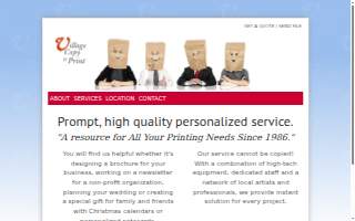 Copy & Print of Essex website