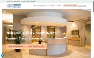 Essex Family Dental: Nathan Makay DDS website