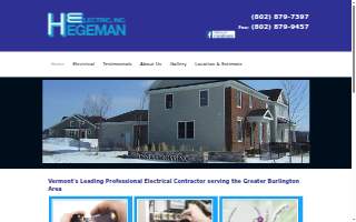 Hegeman Electric, Inc. website