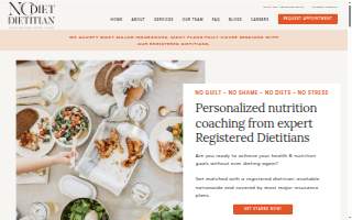 No Diet Dietitian website
