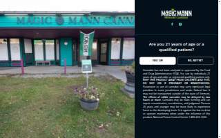 Magic Mann Weed Dispensary Essex website