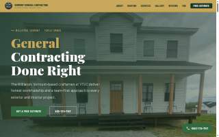 Vermont General Contracting website