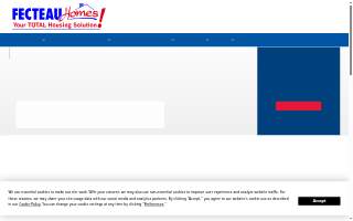 Fecteau Homes website