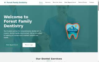 Forest Family Dentistry website