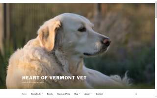 Heart of Vermont Vet: At-Home End-of-Life Care for Pets website