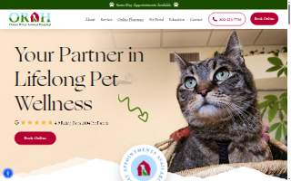 Onion River Animal Hospital of Montpelier website