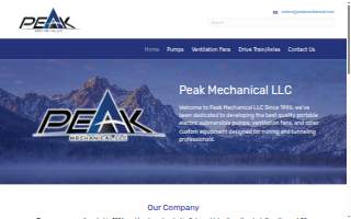 Peak Mechanical website
