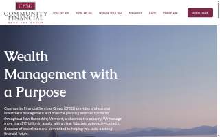 Community Financial Services Group of Newport website