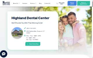Highland Dental Center website