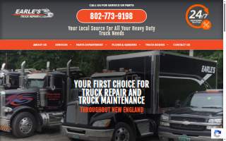 Earle's Truck Repair website