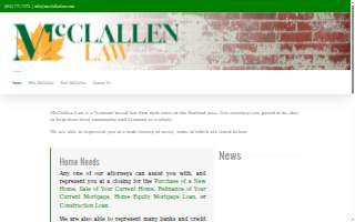 McClallen Law website